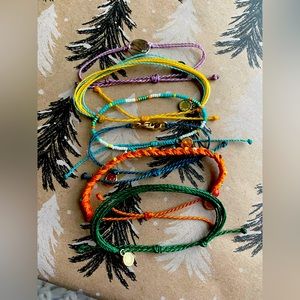 6 Pura Vida bracelets
